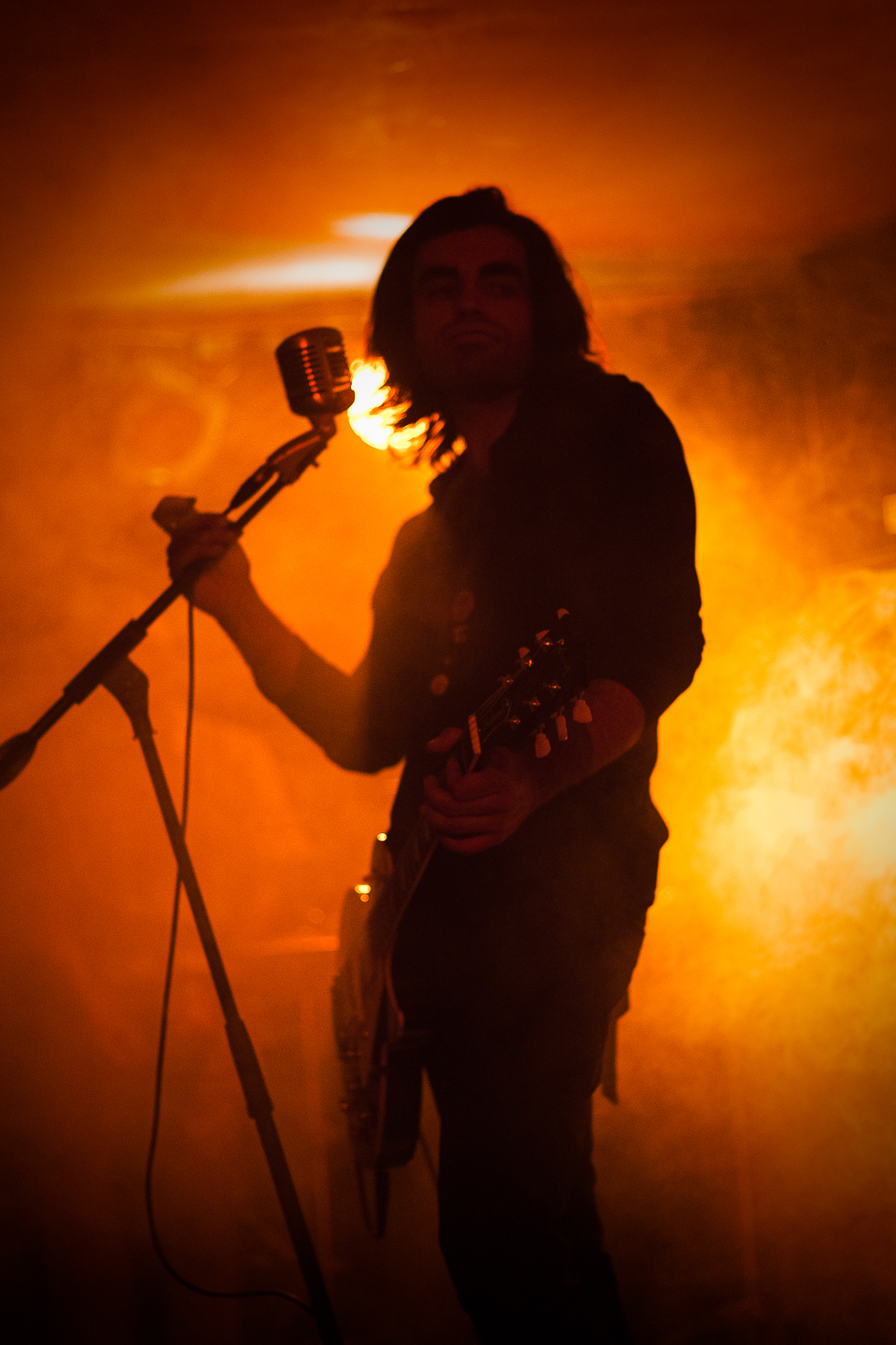 Photographe Portrait Scénique Performance Guitarist