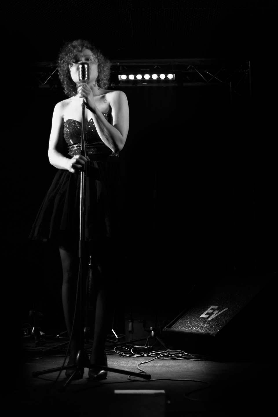 Photographe Portrait Scénique Performance Chanteuse