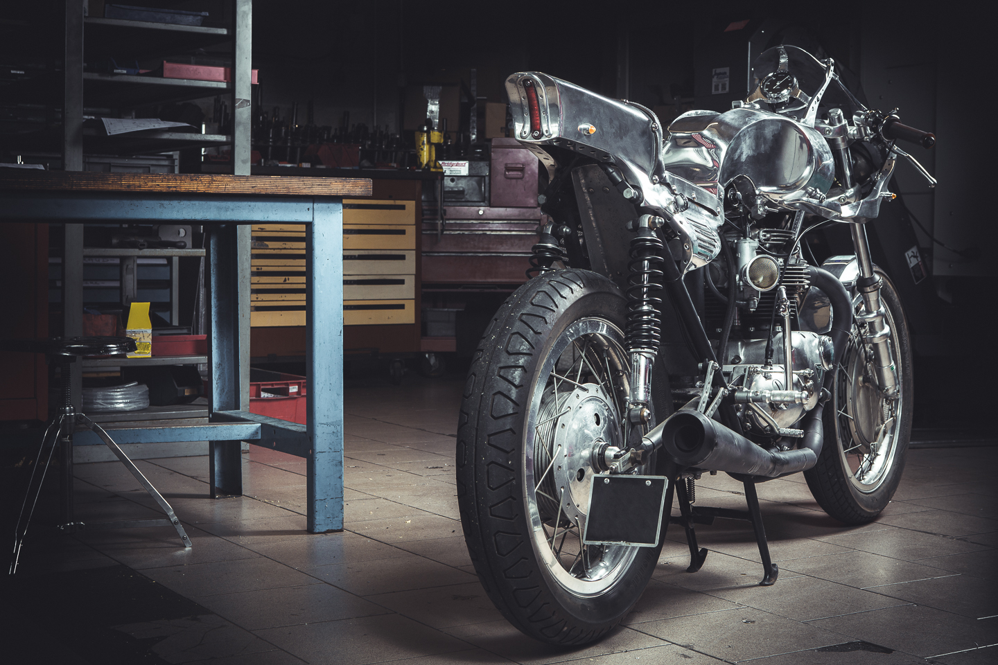 Réalisation visuel de Café Racer