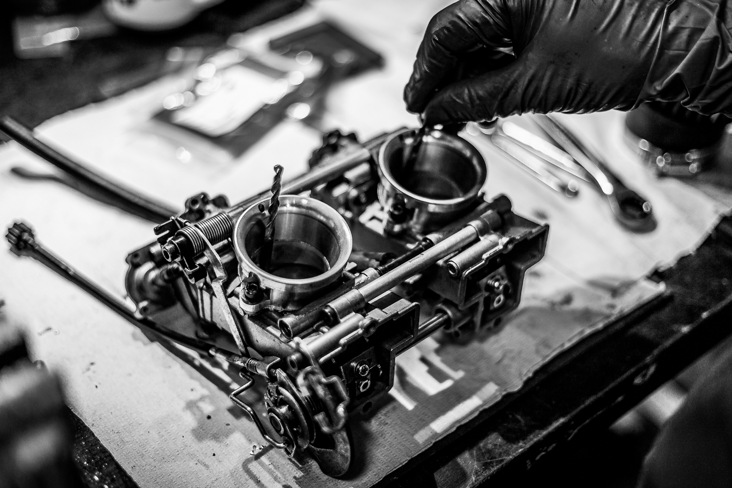 Réalisation visuel pour Atelier Préparation Moto