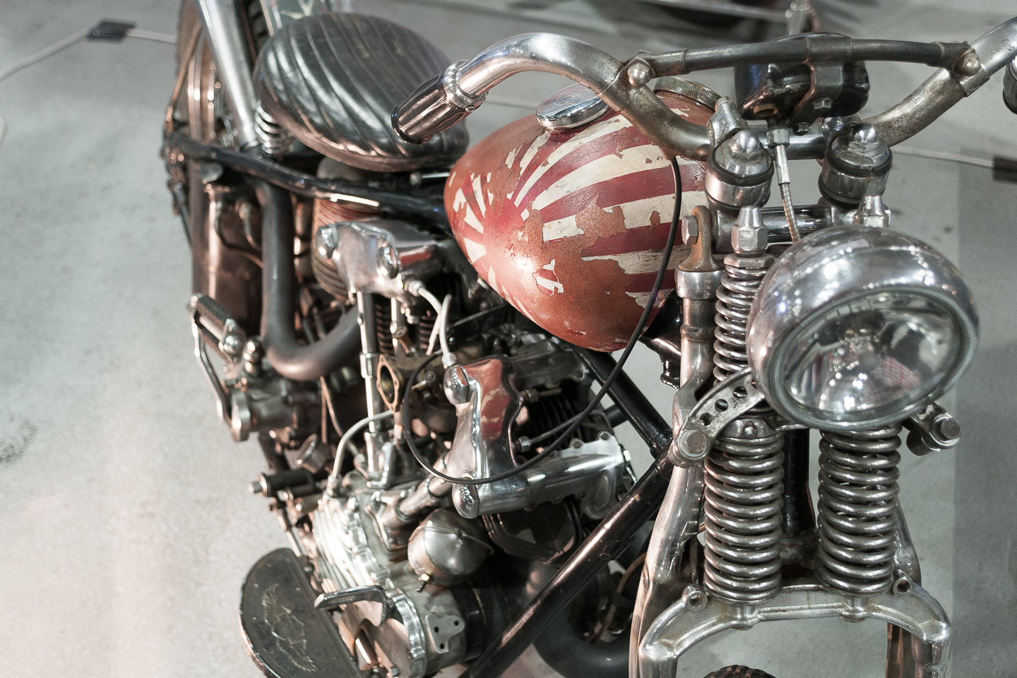 Photo Patina Harley sur Salon